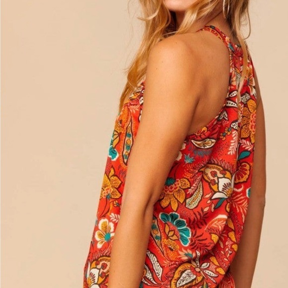 New HAPTICS Paisley Print Halter Tank~ 3x - Picture 3 of 3